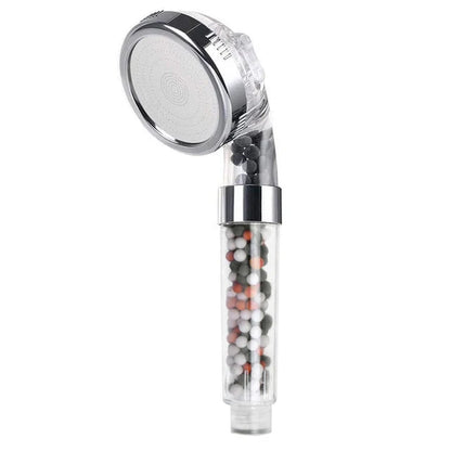 New Link 3 Functions High Pressure SPA Shower Head Water Saving Handheld Rainfall Bathroom Accessory Anion Filter Shower
