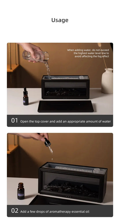 7 Colors Essential Oil Fireplace Diffuser ™