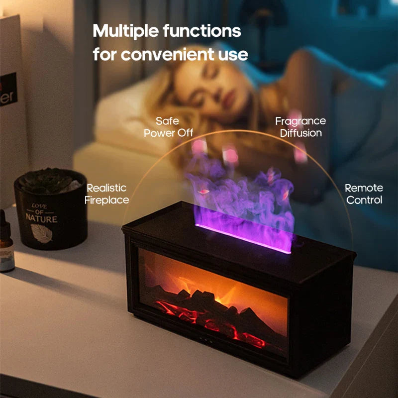 7 Colors Essential Oil Fireplace Diffuser ™