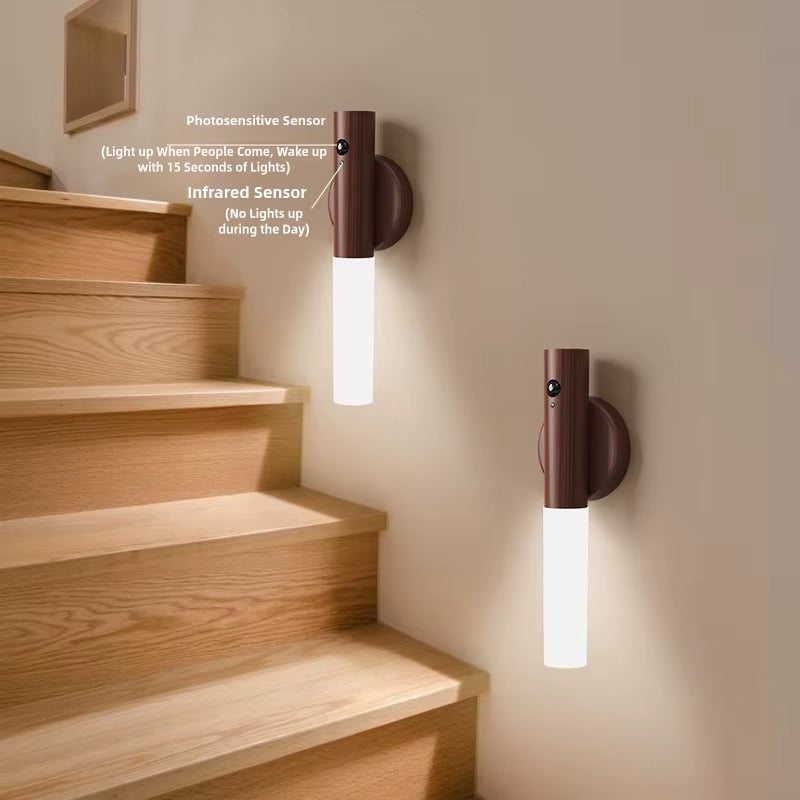 LED USB Night Light Magnetic Wall Lamp Kitchen Cabinet Closet Light Home Staircase Bedroom Table Move Lamp Bedside Lighting Lamp