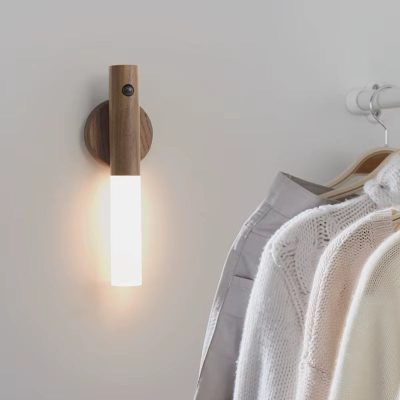 LED USB Night Light Magnetic Wall Lamp Kitchen Cabinet Closet Light Home Staircase Bedroom Table Move Lamp Bedside Lighting Lamp